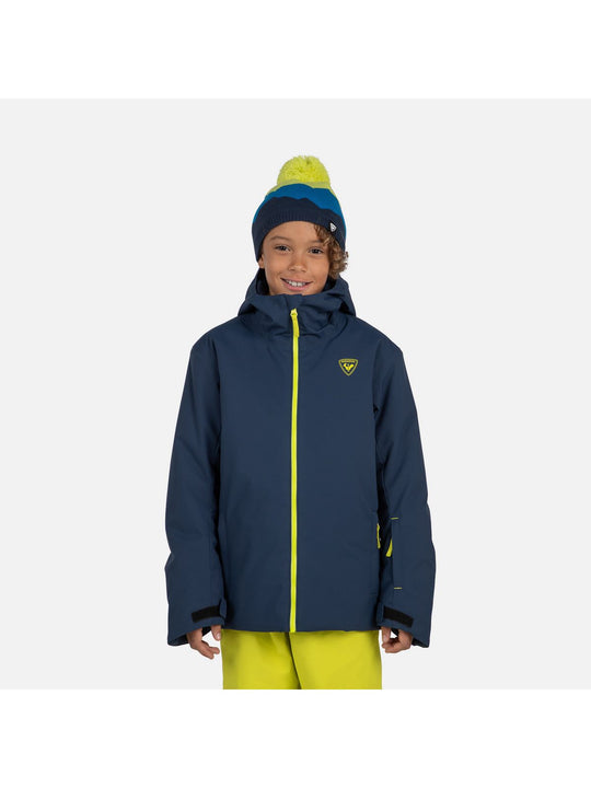 Kurtka narciarska dziecięca ROSSIGNOL Jr Strawpile Jkt granatowy
