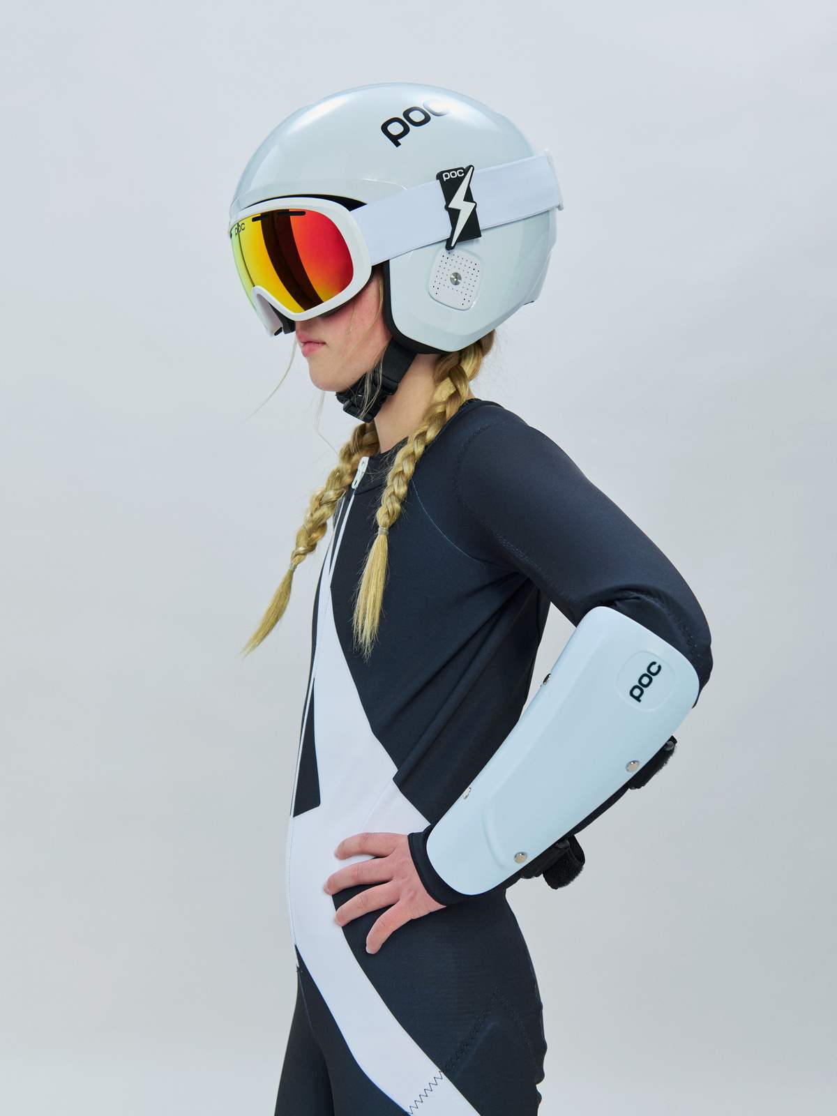 Gogle narciarskie POC Fovea Blixten biały Cat 2