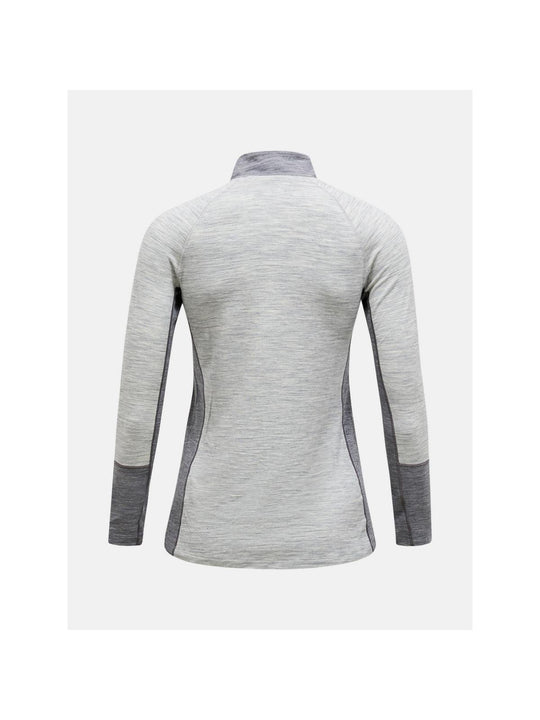 Koszulka Termiczna PEAK PERFORMANCE Magic Half Zip Wool-blend Baselayer Women szary
