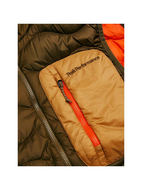 Kamizelka PEAK PERFORMANCE M Helium Utility Down Vest brązowy
