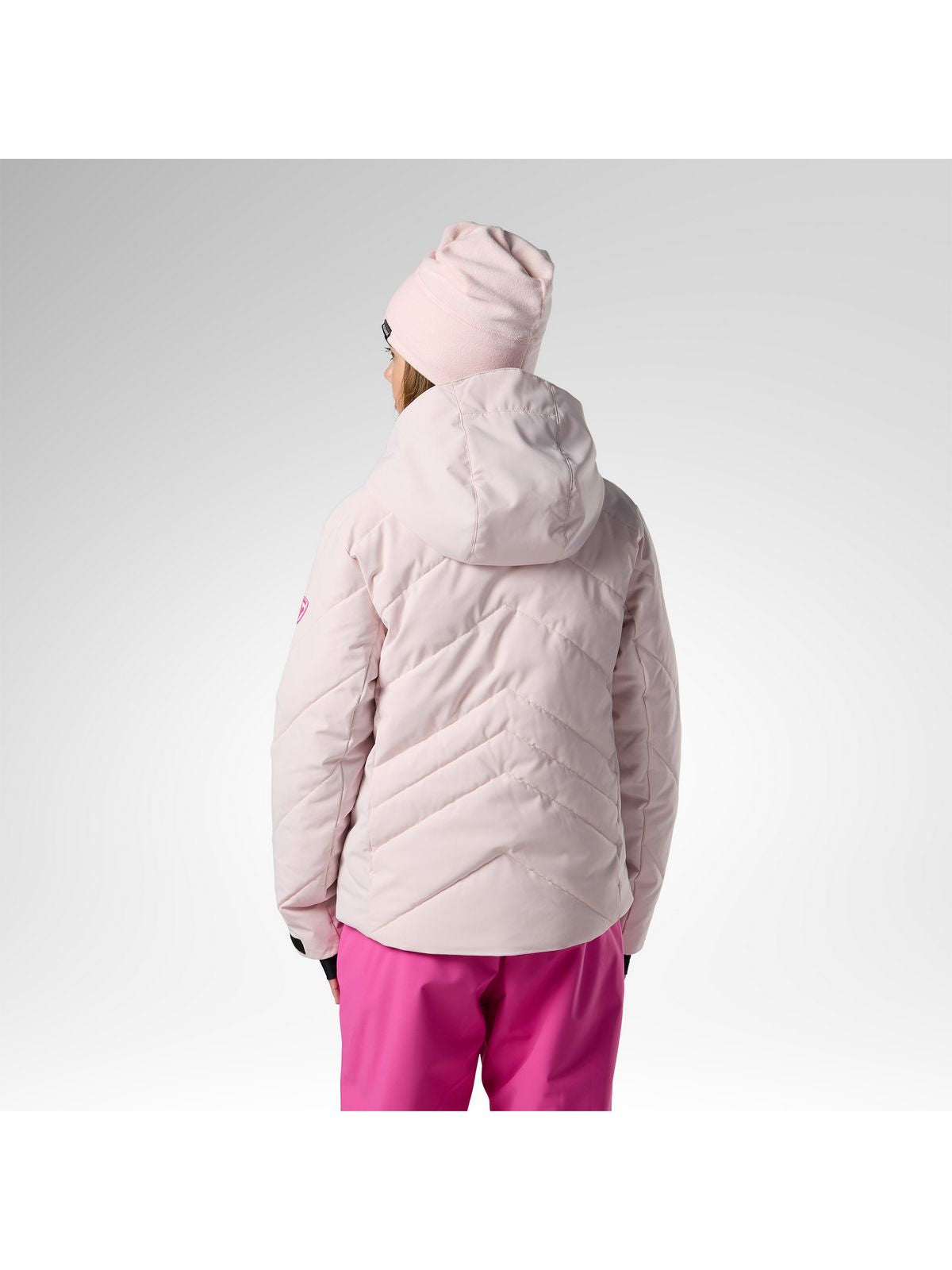 Kurtka narciarska juniorska ROSSIGNOL Girl Staci Insulated Ski Jkt różowa