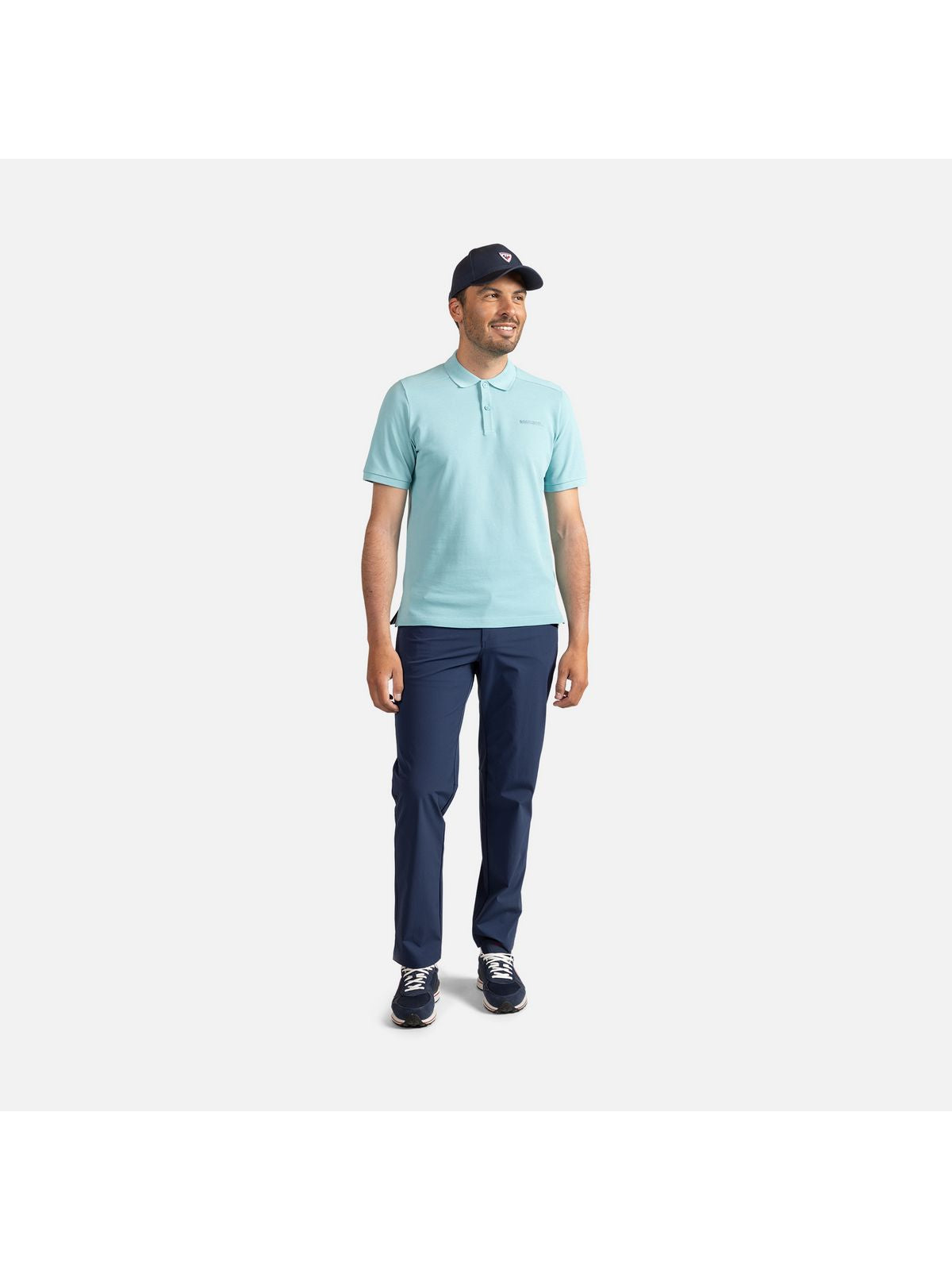 Męska koszulka polo ROSSIGNOL Prarion Polo niebieski - Koszulka - Adventure Sports