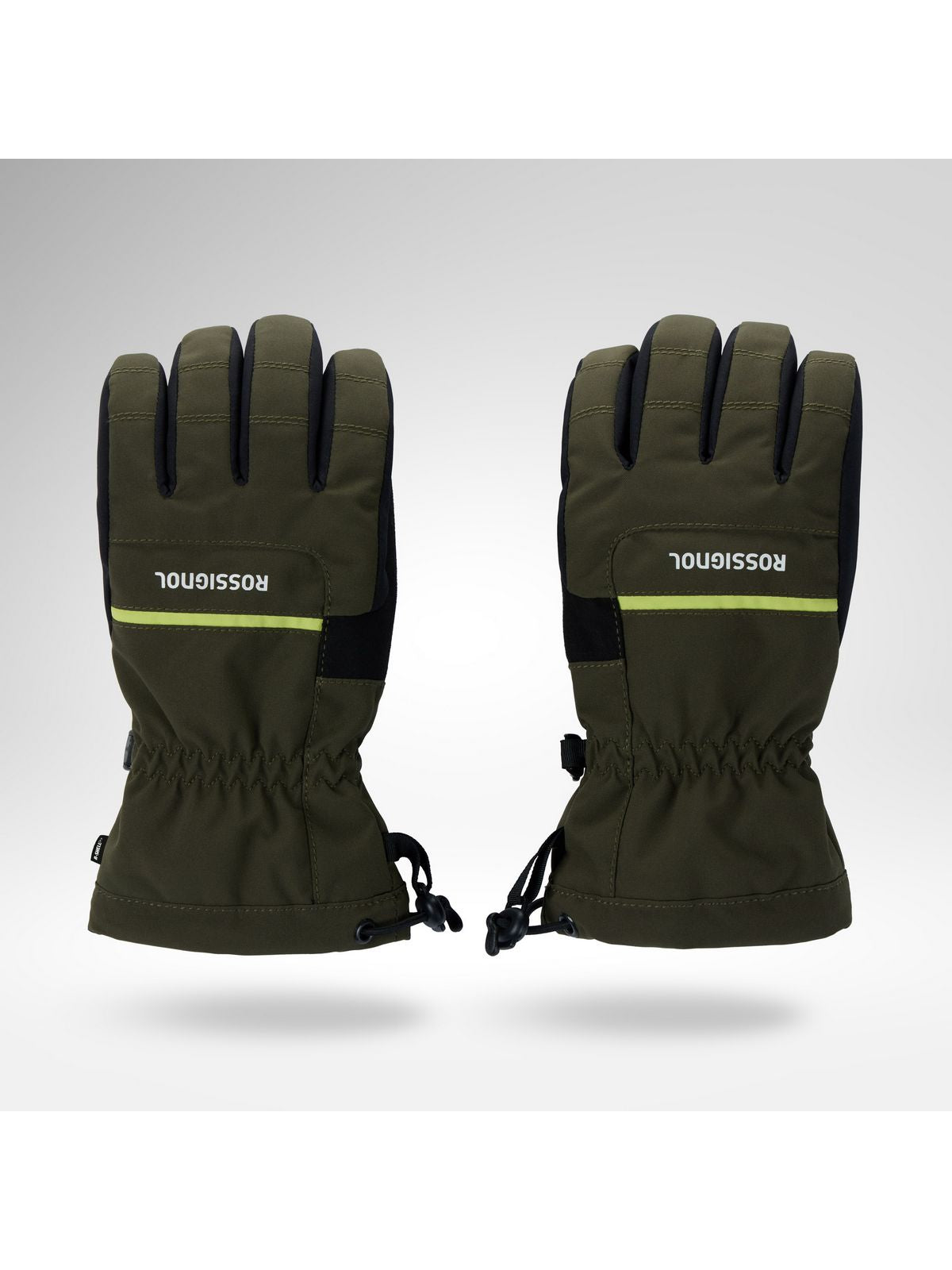 Rękawice narciarskie juniorskie ROSSIGNOL Jr Roc Ski Gloves R-Shell Dry zielone