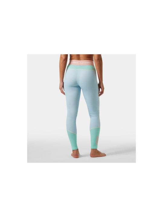 Legginsy damskie HELLY HANSEN W Lifa Merino Midweight Pant kolor niebieski
