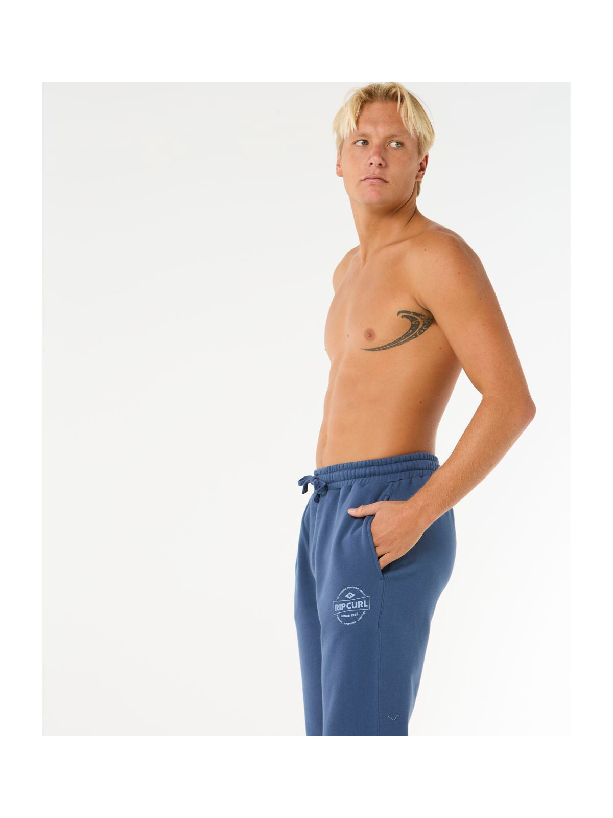 Spodnie dresowe męskie RIP CURL Stapler Trackpant granatowe