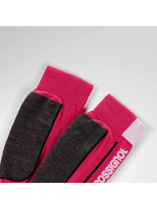 Skarpety juniorskie ROSSIGNOL Jr Essential Ski Socks różowe
