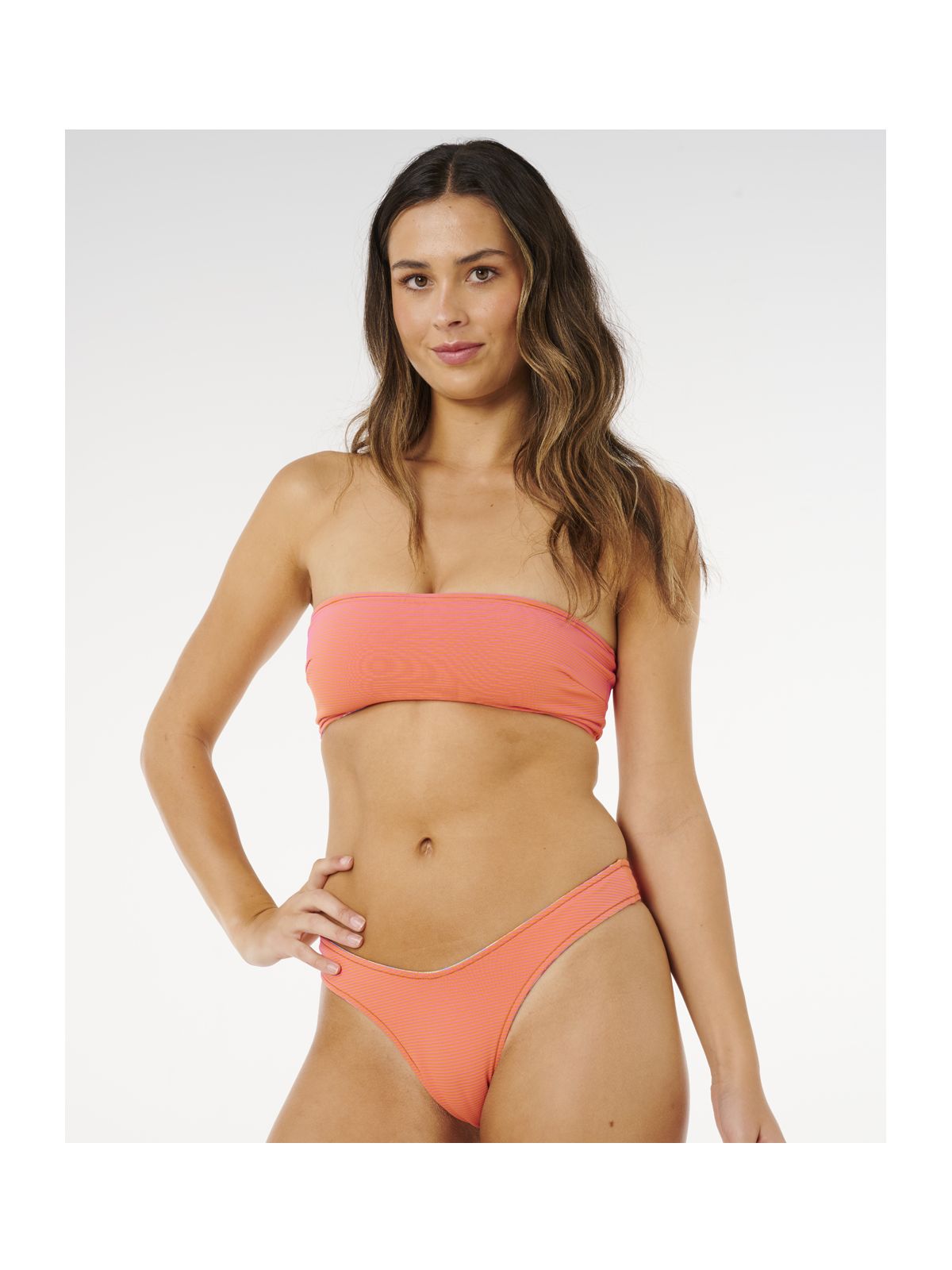 Dół bikini RIP CURL Malibu Cove Revo Bare Pant niebieski