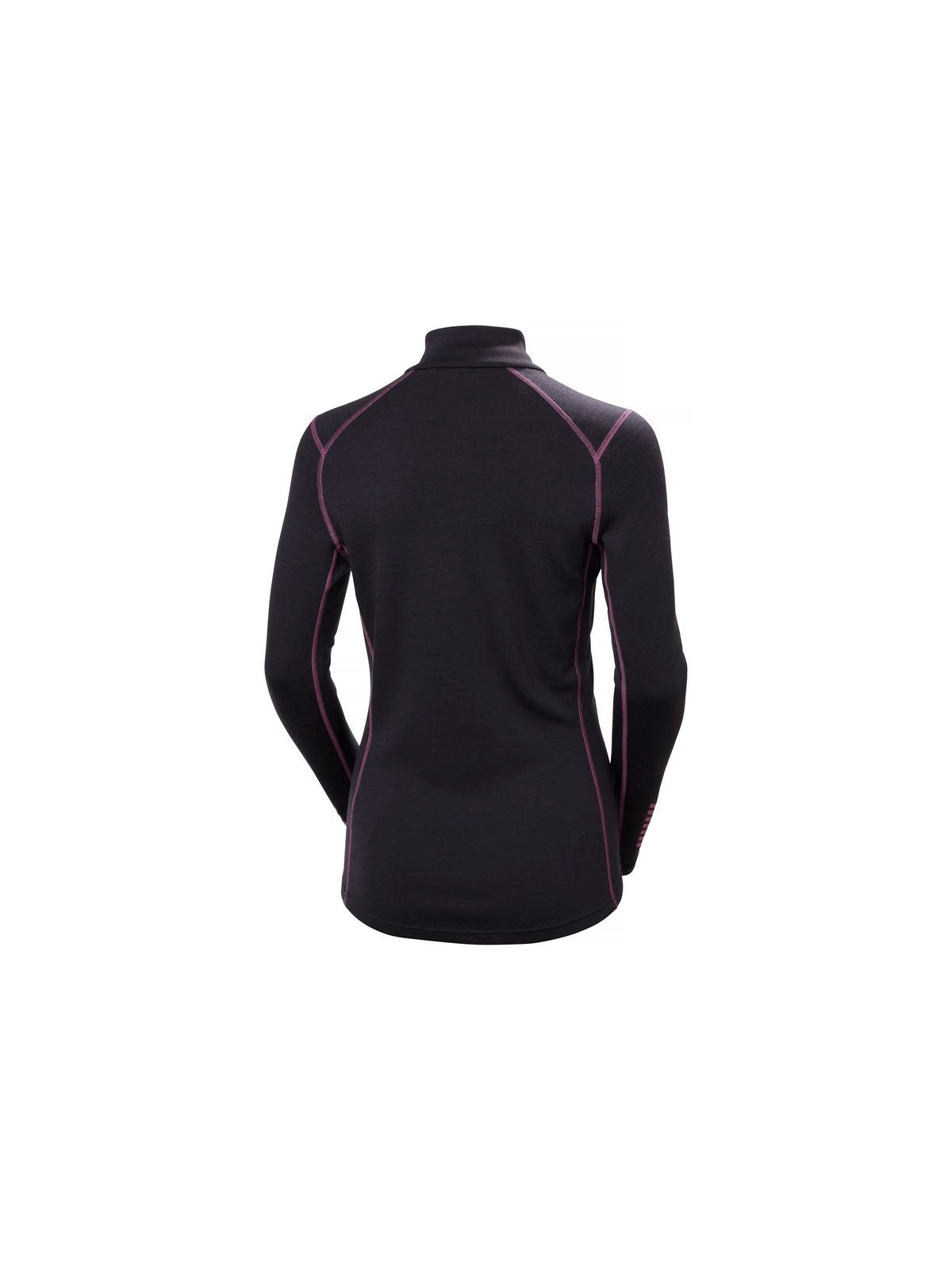 Koszulka damska HELLY HANSEN W Lifa Merino Midweight Graphic 1/2 Zip kolor czarny