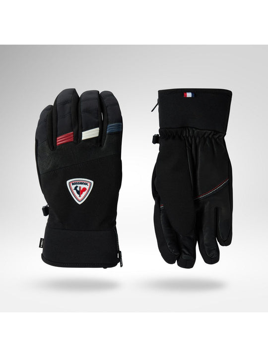 Rękawice narciarskie męskie ROSSIGNOL M Strato Ski Gloves R-Shell Dr czarne
