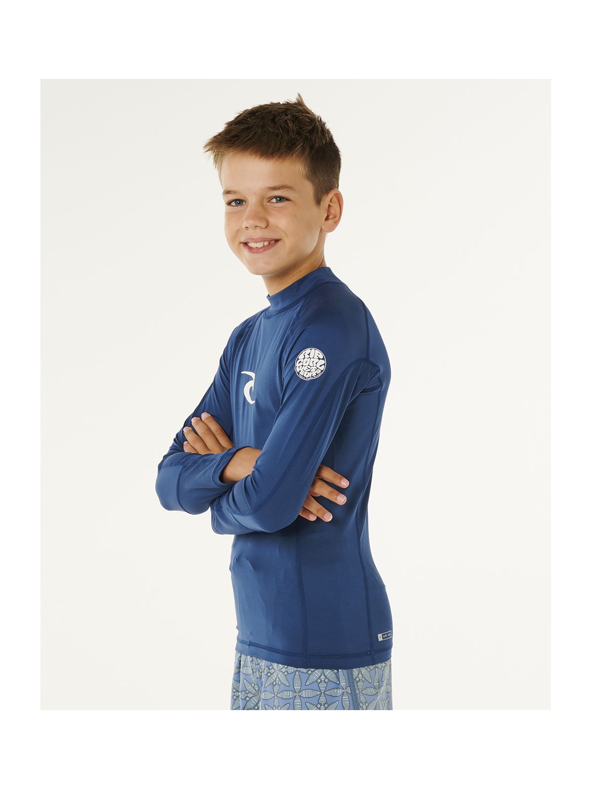 Lycra chłopięca RIP CURL Waves Upf L/S-Boy niebieska
