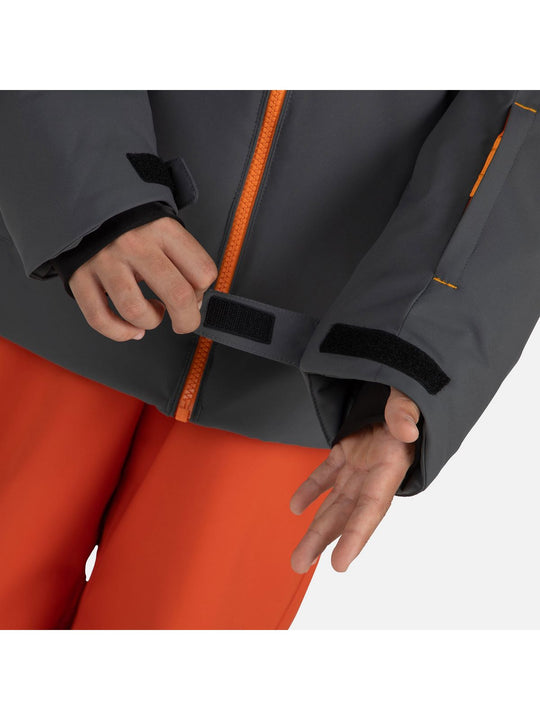 Kurtka narciarska dziecięca Rossignol Jr Strawpile Jkt szary
