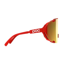 Okulary rowerowe POC Devour czerwone - Clarity Road/Partly Sunny Gold cat.2
