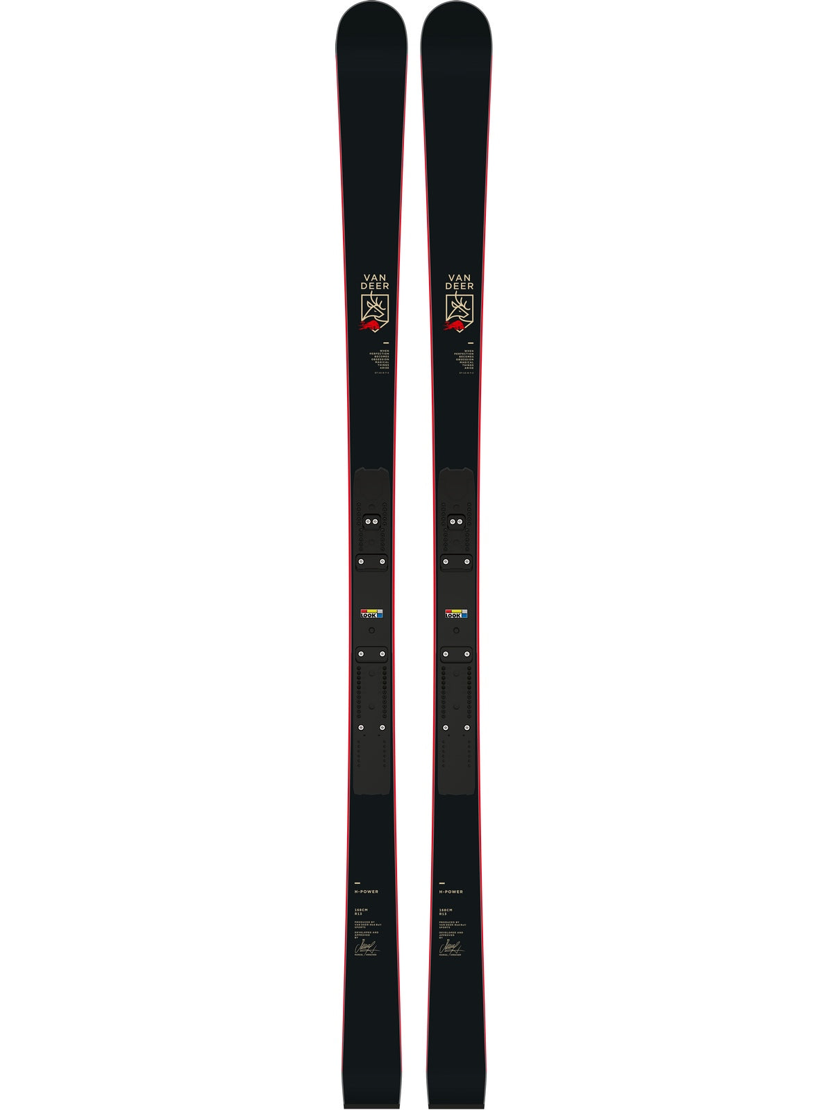 Narty VAN DEER H Power/ R22 Wc Czarny