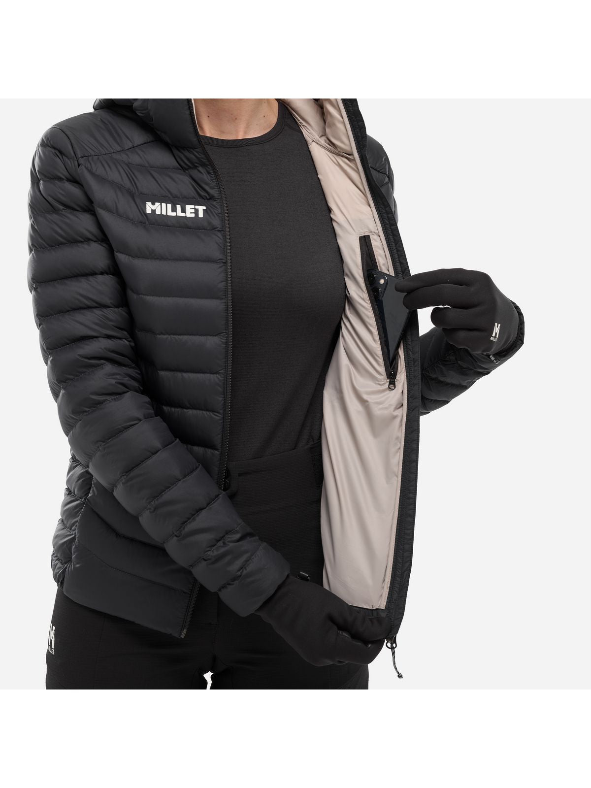Kurtka damska MILLET Evole Light 700 Hd W czarna