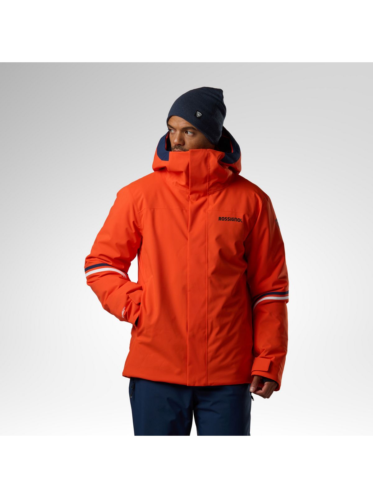 Kurtka narciarska męska ROSSIGNOL M Strawpile Insulated Ski Jkt pomaranczowa