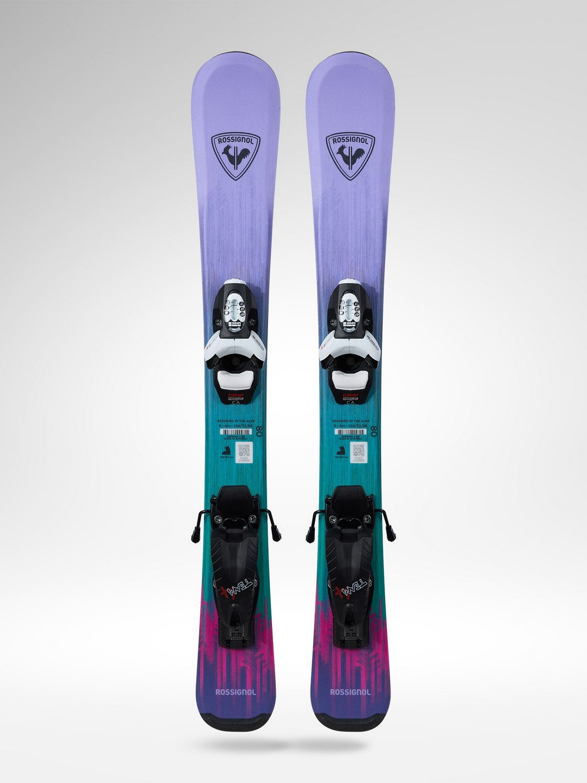 Narty dla dzieci ROSSIGNOL Soul Kid Pre-Drilled Team 4 Gw B76 Black