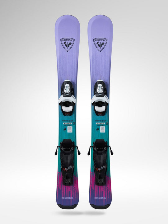 Narty dla dzieci ROSSIGNOL Soul Kid Pre-Drilled Team 4 Gw B76 Black
