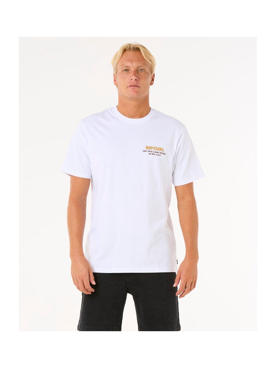 Koszulka RIP CURL Surf Revival Ding Repair Tee biały
