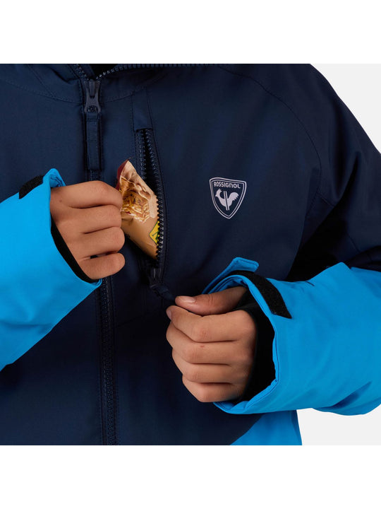 Kurtka narciarska dziecięca ROSSIGNOL Jr Wispile Jkt niebieska
