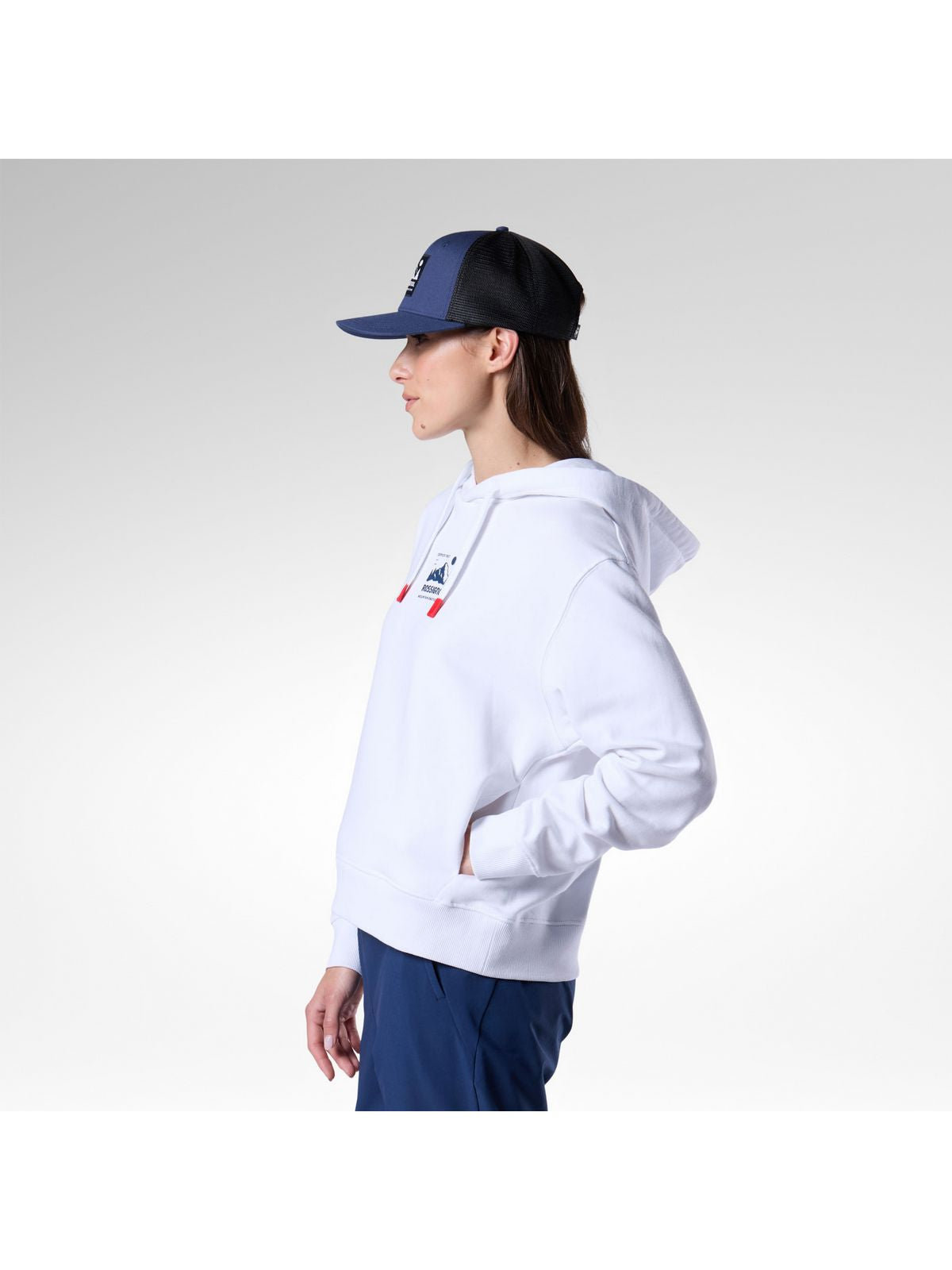 Bluza damska ROSSIGNOL W Waterfall H biała