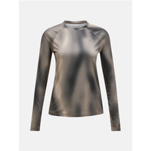 Koszulka termiczna damska PEAK PERFORMANCE Spirit Crew AOP Synthetic Baselayer beżowa
