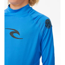 Lycra RIP CURL Brand Wave Upf L/S Boy niebieski
