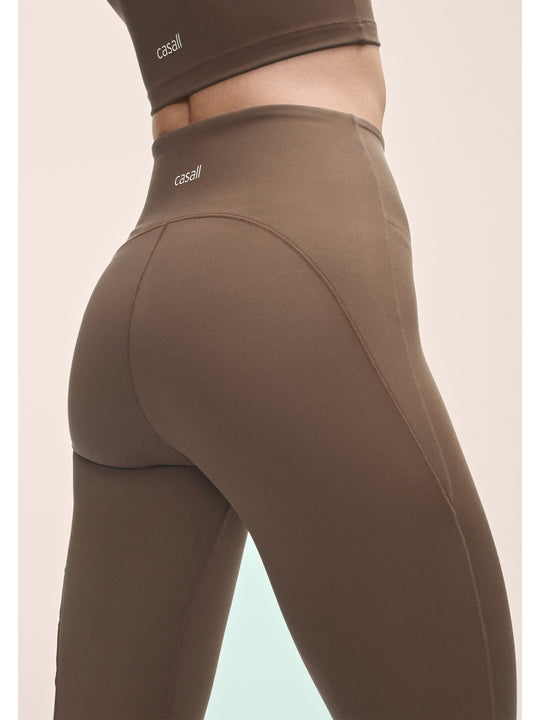 Legginsy damskie CASALL Edge High Waist Tights kolor zielony
