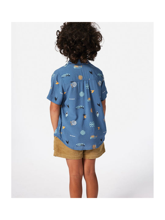 Koszula RIP CURL Grom Energy Shirt - Boy granatowy - Adventure Sports
