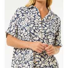Sukienka koszulowa RIP CURL Las Dalias Ss Shirt Dress granatowa w kwiaty

