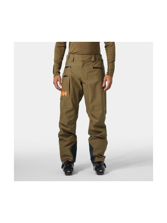 Spodnie narciarskie męskie HELLY HANSEN GARIBALDI 2.0 PANT brązowe
