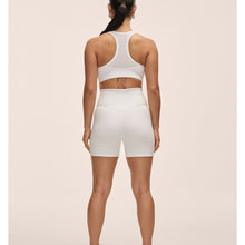 Legginsy damskie Casall Grace High Waist Hot Pant biały - Adventure Sports
