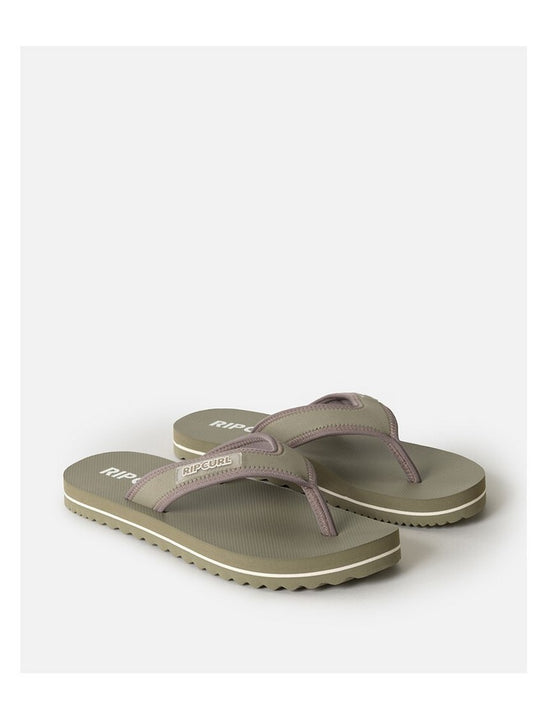 Japonki plażowe damskie RIP CURL Florida Bloom Open Toe zielone
