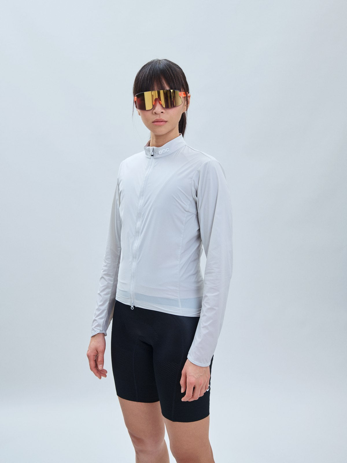 Kurtka rowerowa damska POC W's Essential Splash Jacket szary