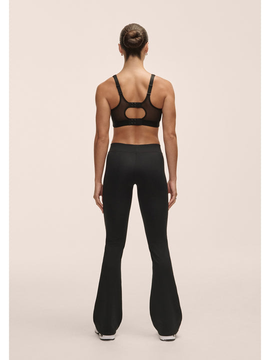Spodnie damskie CASALL Flare Low Waist Pant kolor czarny

