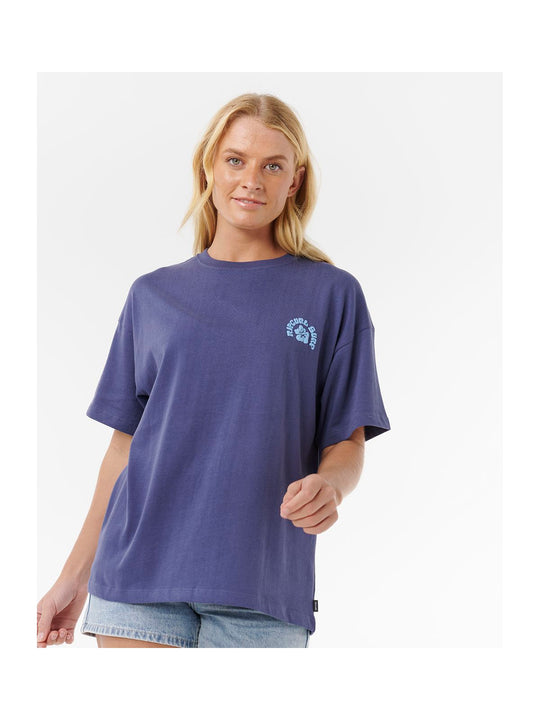 Koszulka RIP CURL LUXE SURF HERITAGE TEE granatowa
