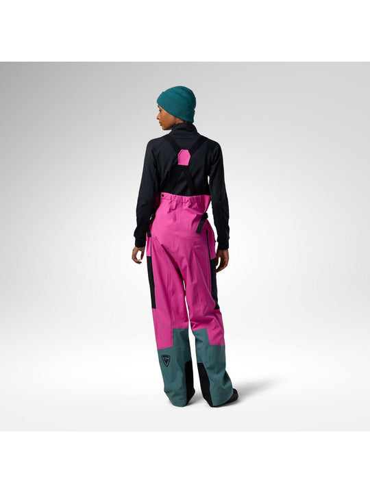 Spodnie narciarskie damskie ROSSIGNOL W Proclivity 3L Bib Pant różowe
