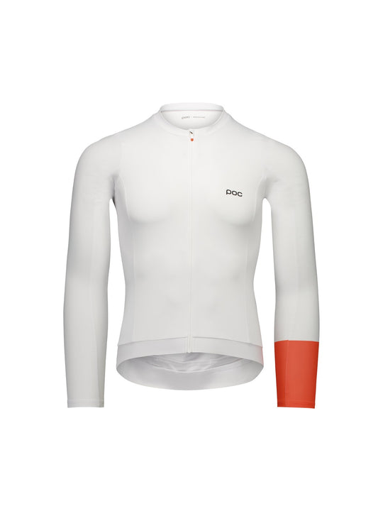Koszulka rowerowa POC M's Cadence L/S Jersey biała
