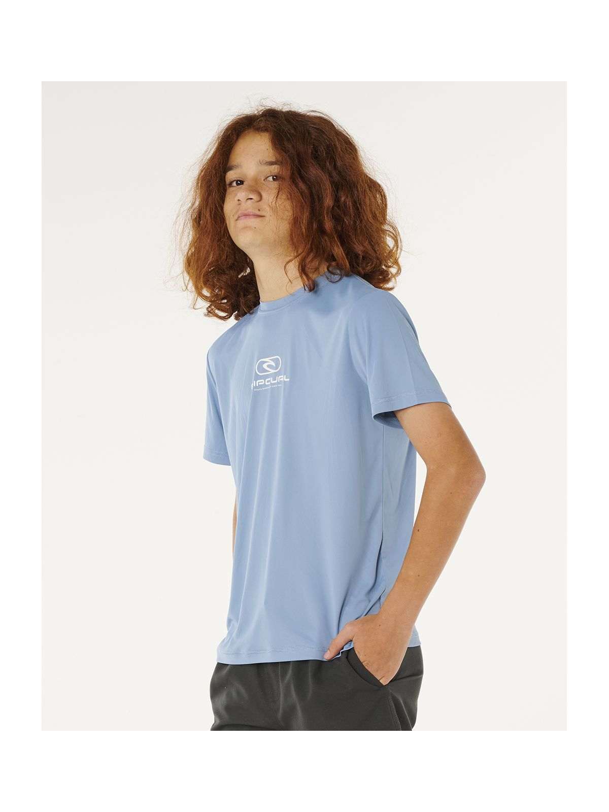 Lycra chłopięca RIP CURL Icons Surflite Upf S/S -Boy niebieska