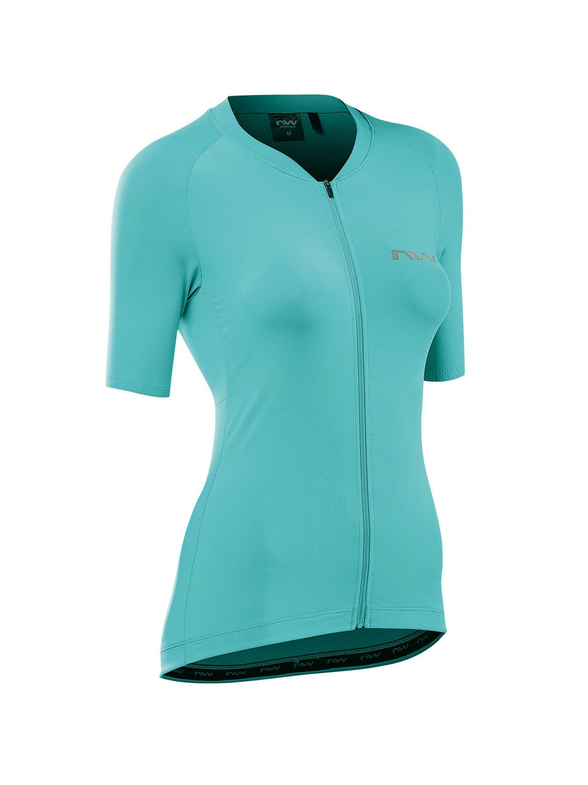 Koszulka rowerowa damska NORTHWAVE Essence 2 Woman Jersey - turkusowy