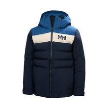 Kurtka narciarska dziecięca HELLY HANSEN JR CYCLONE JACKET granatowa
