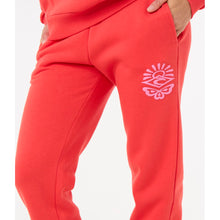 Spodnie dresowe damskie RIP CURL Icons Of Surf Track Pant czerwone
