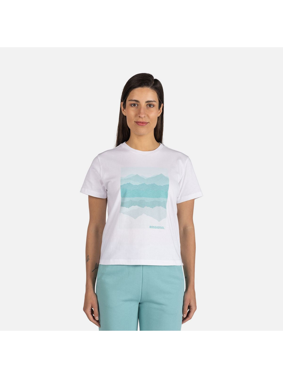 Koszulka damska ROSSIGNOL W Waterfall Tee biały - Adventure Sports