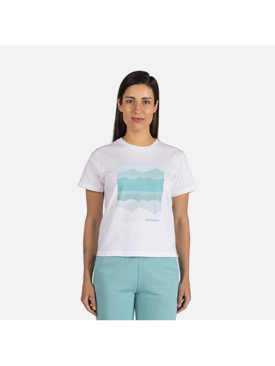 Koszulka damska ROSSIGNOL W Waterfall Tee biały - Adventure Sports

