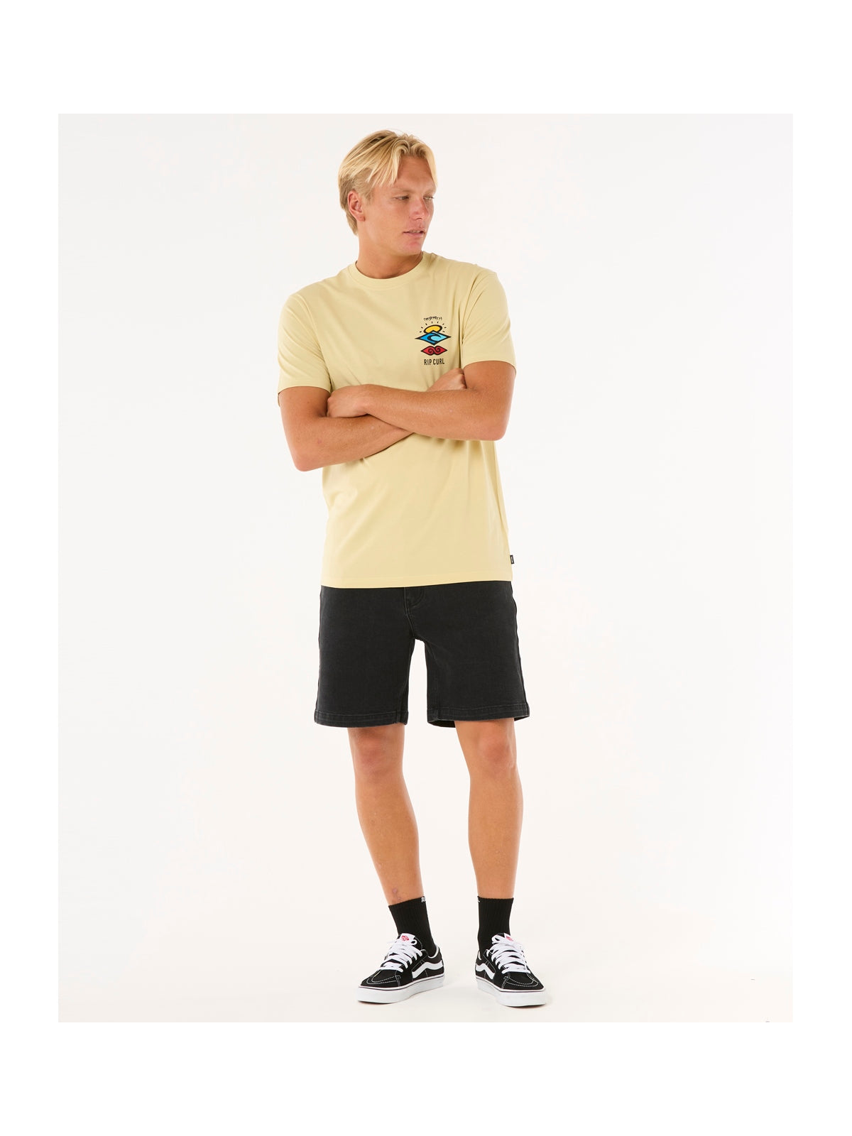 Koszulka RIP CURL Search Icon Tee turkusowy
