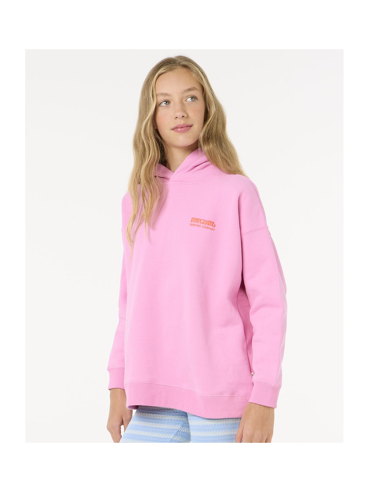 Bluza RIP CURL Surf Puff Hood-Girl różowy