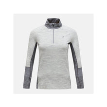 Koszulka Termiczna PEAK PERFORMANCE Magic Half Zip Wool-blend Baselayer Women szary
