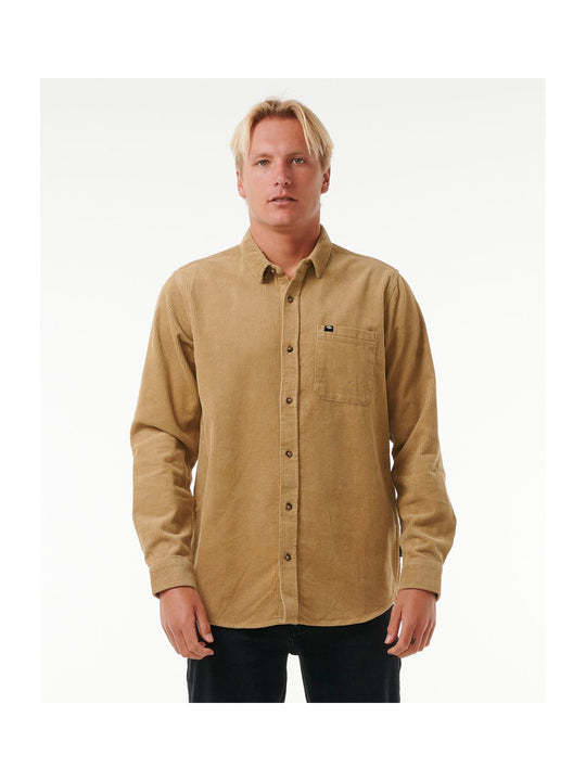 Koszula RIP CURL Classic Surf Cord L/S Shirt turkusowy
