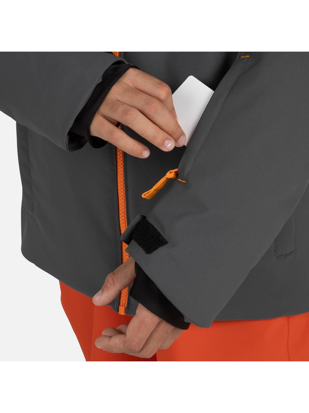 Kurtka narciarska dziecięca Rossignol Jr Strawpile Jkt szary