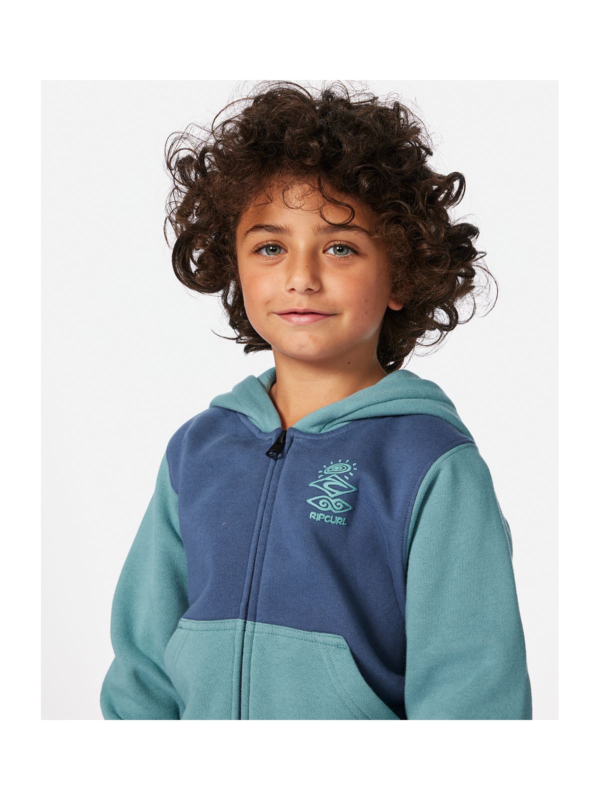 Bluza RIP CURL Grom Energy Z/T Hood - Boy niebieski