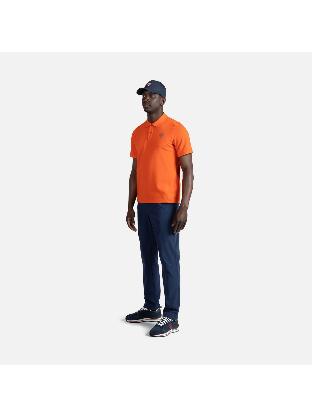 Męska koszulka polo ROSSIGNOL Traye Polo złoty - Koszulka - Adventure Sports